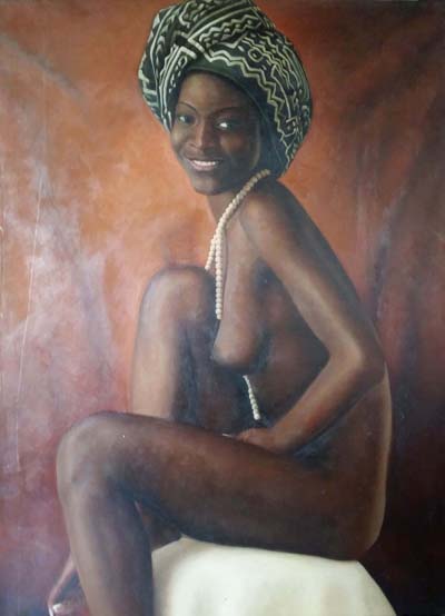 673-T3 | 73cm x 100cm | femme africaine 